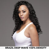 FULL LACE WIGS - BRAZIL DEEP WAVE